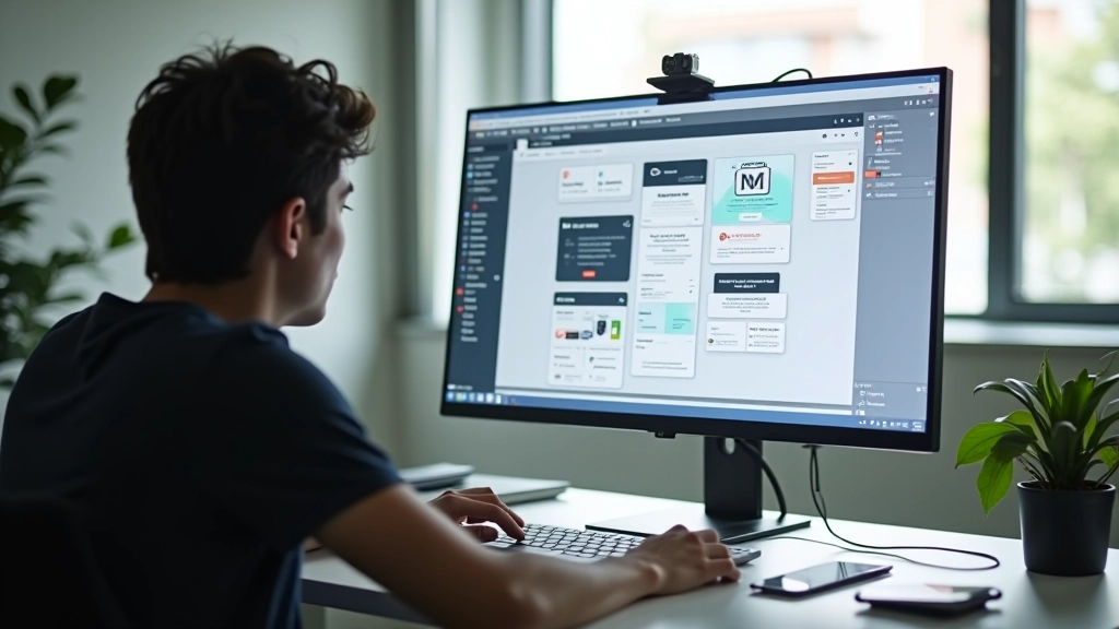 Designer working on UI mockups in Figma with multiple artboards visible on screen