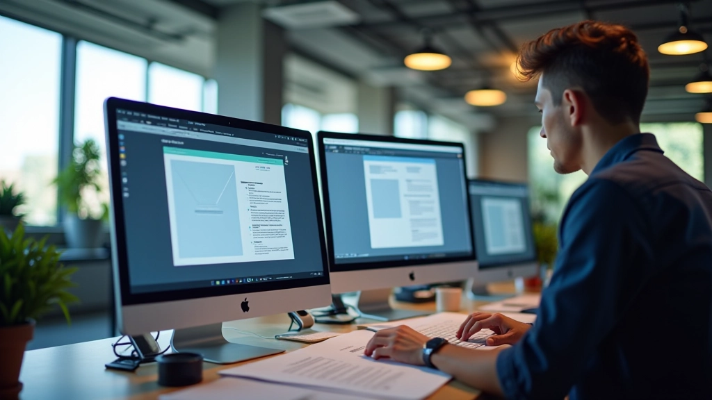 DesignFlow Academy design workspace with multiple screens showing UI design projects